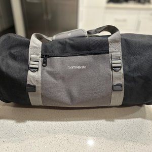 Samsonite Duffle Travel Bag Tote Carry On Black Gray